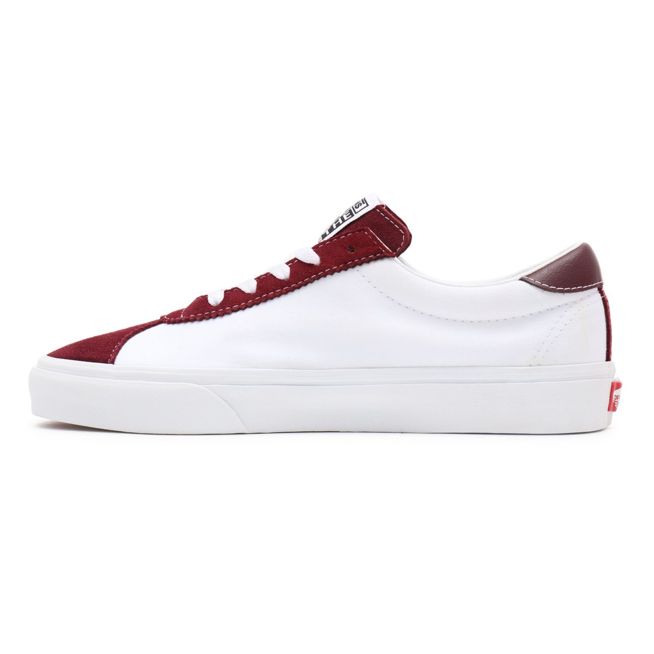 Vans Sport Red Classic Mens Womens - (Classic Sport) port royale/true white VN0A4BU69YI Shoes