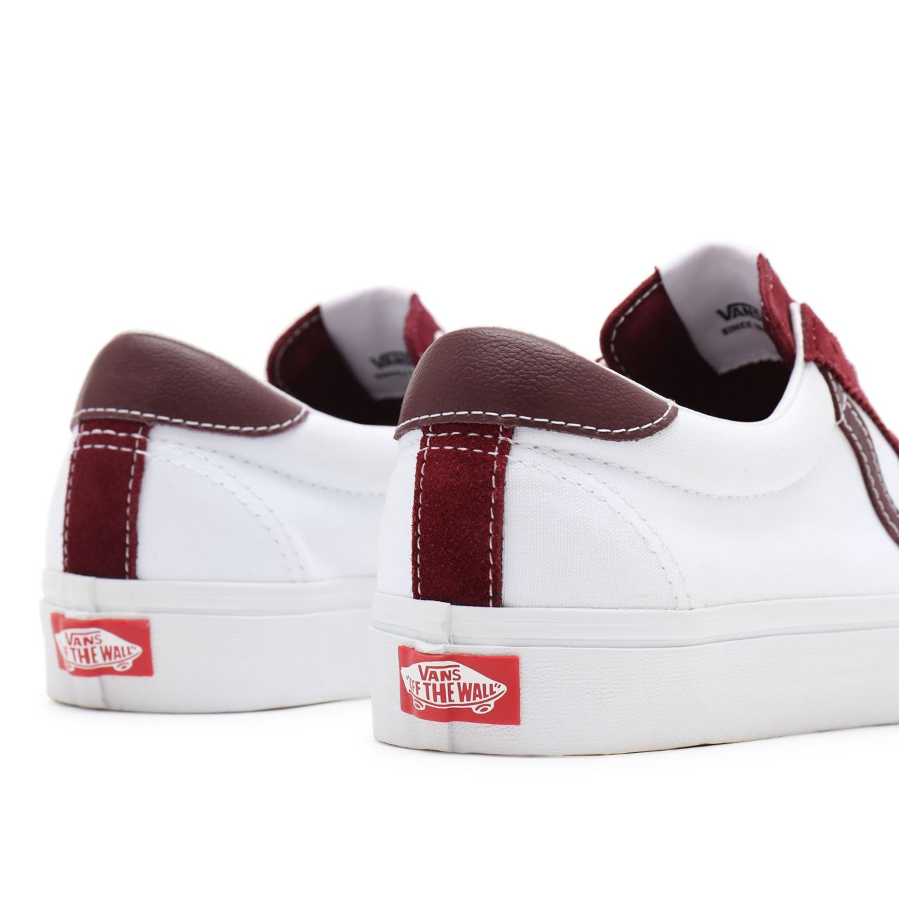 Vans Sport Red Classic Mens Womens - (Classic Sport) port royale/true white VN0A4BU69YI Shoes