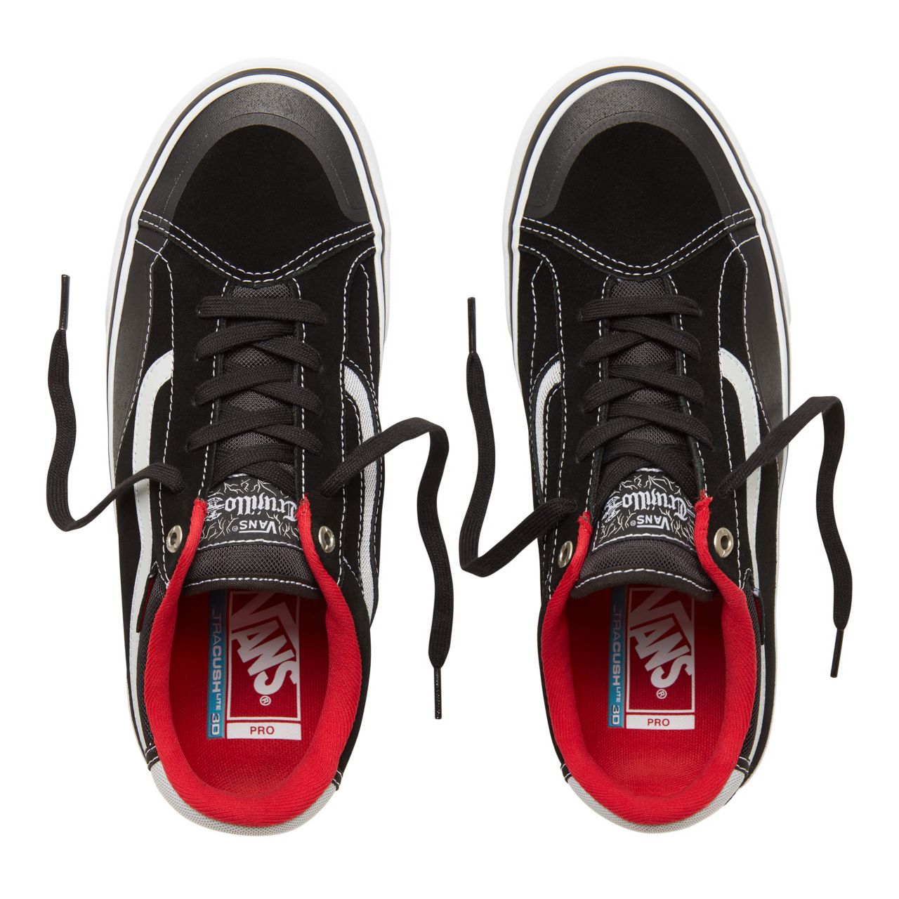 Vans TNT Advanced Prototype Pro Classic Mens Womens - Black/White/Red VN0A3TJXBWT Shoes