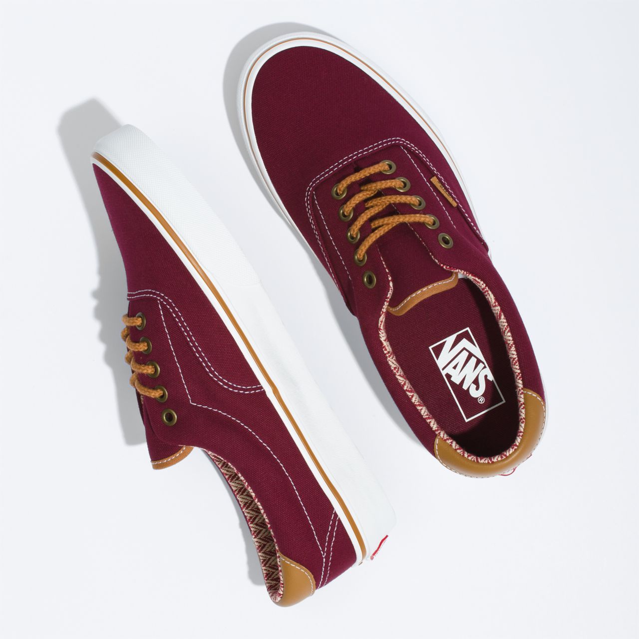 Vans C&L Era 59 Red Classic Mens Womens - (C&L) port royale/chevron VN0A34589MG Shoes