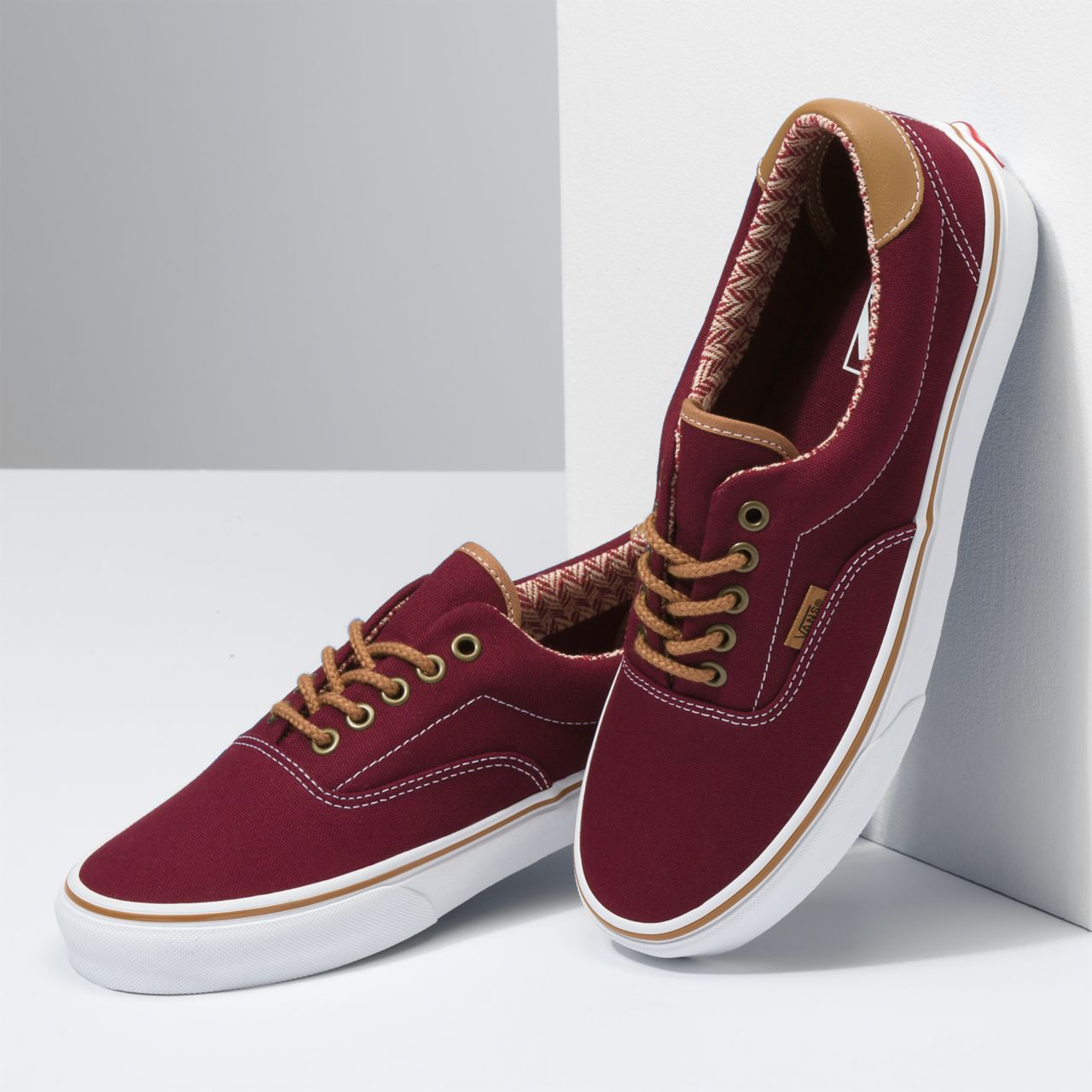 Vans C&L Era 59 Red Classic Mens Womens - (C&L) port royale/chevron VN0A34589MG Shoes