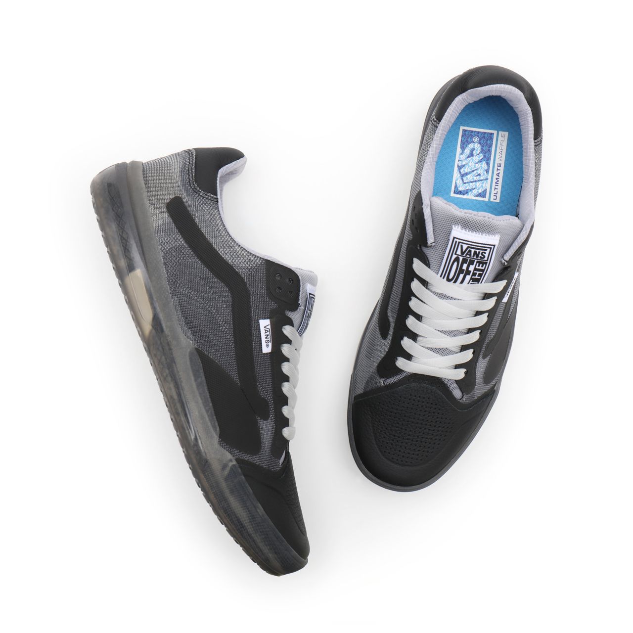 Vans See Thru EVDNT UltimateWaffle Black Classic Mens Womens - (See Thru) trans/black/white VN0A5DY55J0 Shoes