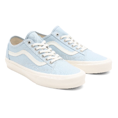 Vans Eco Theory Old Skool Tapered Blue Classic Mens Womens - (Eco Theory) winter sky/natural VN0A54F49FR Shoes