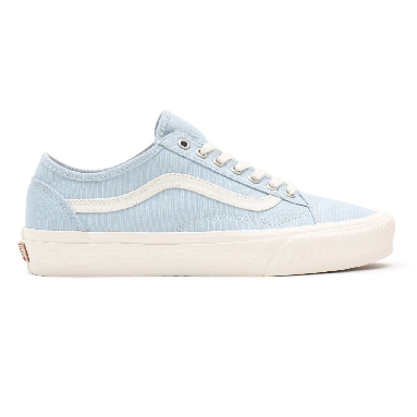 Vans Eco Theory Old Skool Tapered Blue Classic Mens Womens - (Eco Theory) winter sky/natural VN0A54F49FR Shoes