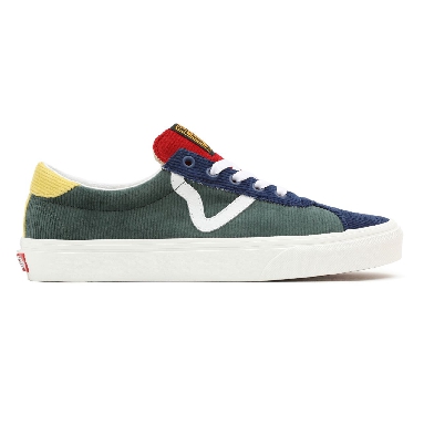 Vans Mixed Corduroy Vans Sport Multicolour Classic Mens Womens - (Mixed Corduroy) Multi/Jungle Green VN0A5KX794M Shoes