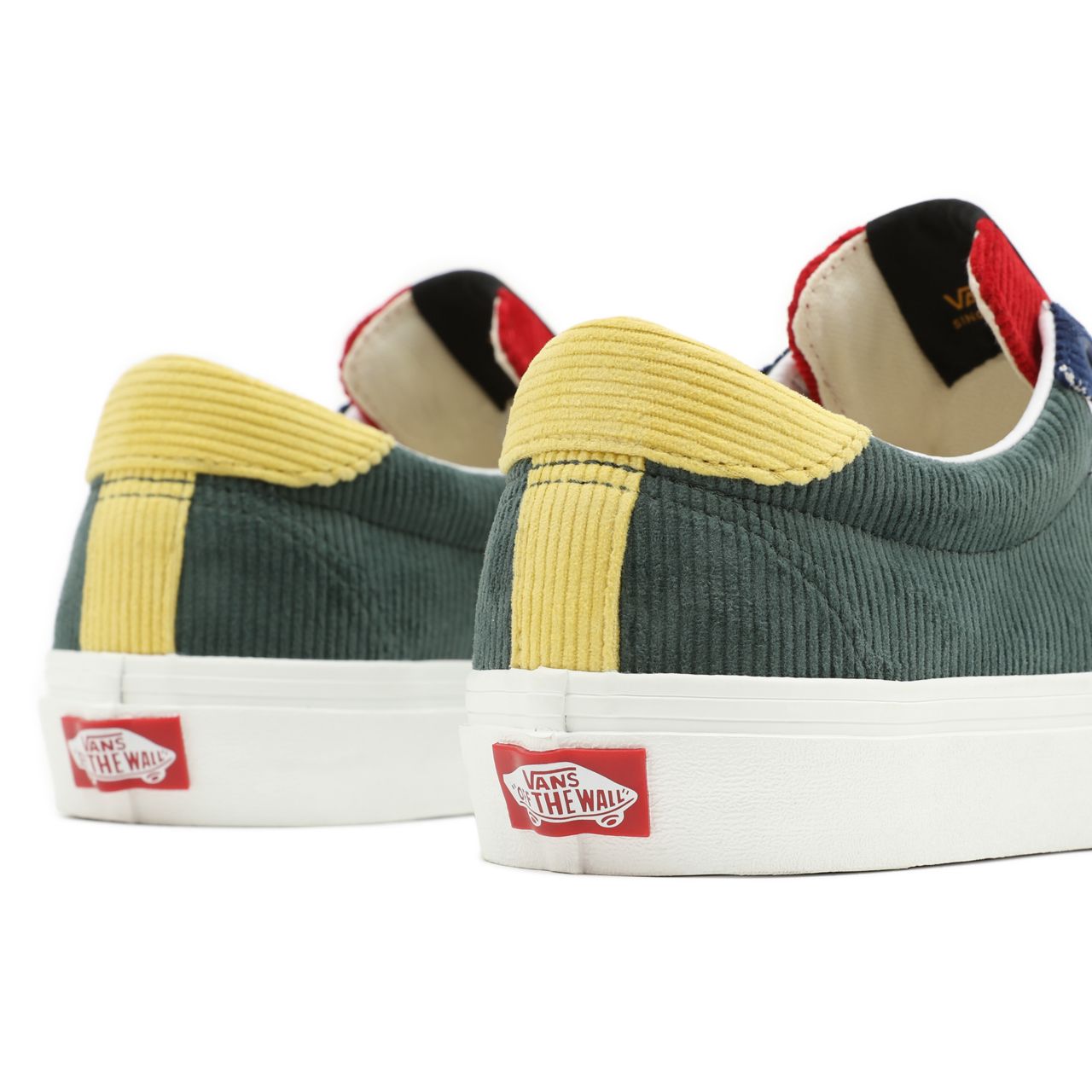 Vans Mixed Corduroy Vans Sport Multicolour Classic Mens Womens - (Mixed Corduroy) Multi/Jungle Green VN0A5KX794M Shoes