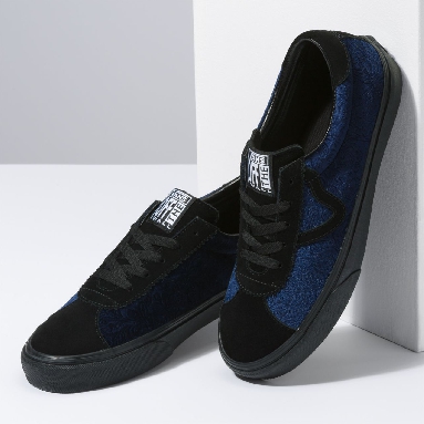 Vans Velvet Vans Sport Black Classic Mens Womens - (Velvet) Parisian Night/Black VN0A5KX7A7A Shoes