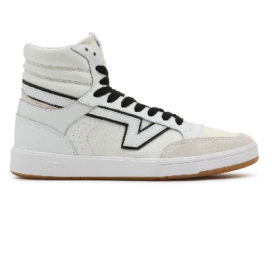 Vans Serio Collection Lowland Hi ComfyCush White Classic Mens Womens - (Serio Collection) True White/Marshmallow VN0A5DY991O Shoes