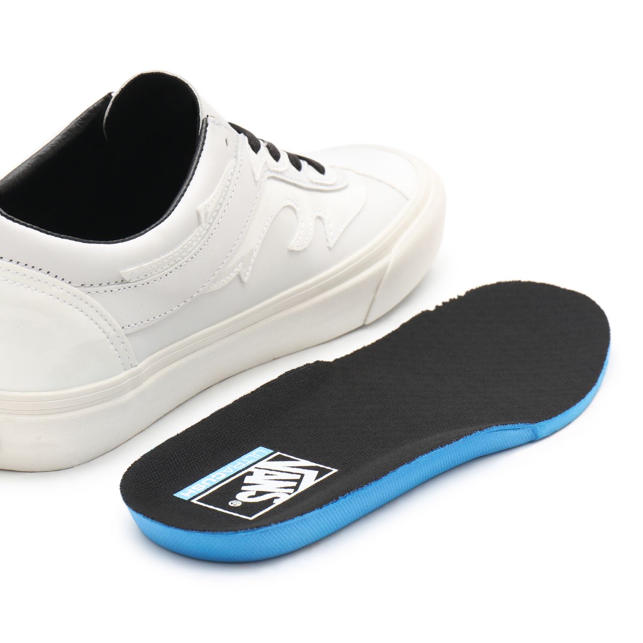 Vans Flamez Bold Ni Ft White Classic Mens Womens - (Flamez) true white/black VN0A4UVR9HK Shoes