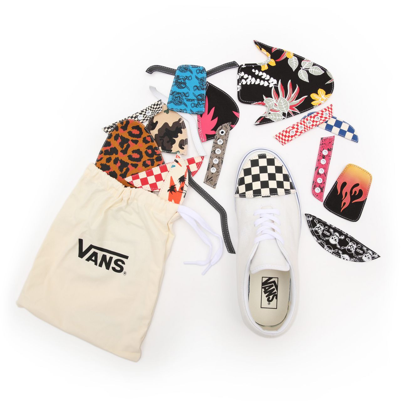 Vans Heritage Diy Low White Classic Mens Womens - (Heritage) true white/multi VN0A5DXI9LH Shoes