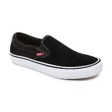 Vans Slip-On Pro Classic Mens Womens - Black/White/Gum VN00097M9X1 Shoes