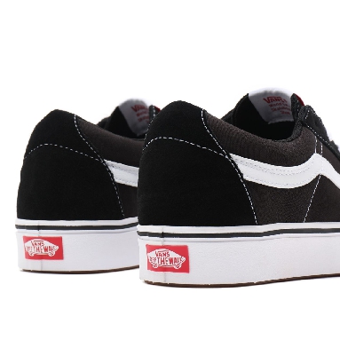 Vans Classic ComfyCush Sk8-Low Black Classic Mens Womens - (Classic) black/true white VN0A4UVCVNE Shoes