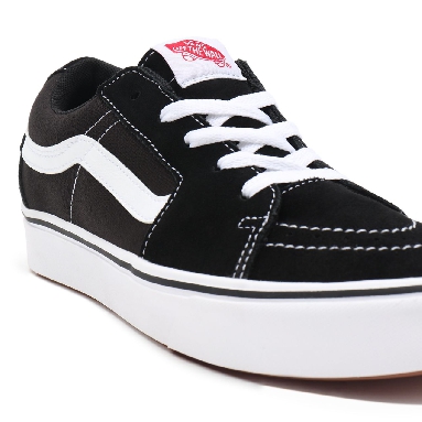 Vans Classic ComfyCush Sk8-Low Black Classic Mens Womens - (Classic) black/true white VN0A4UVCVNE Shoes