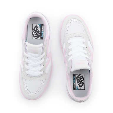 Vans Lowland Comfycush Pink Classic Mens Womens - true white/pink VN0A4TZY134 Shoes