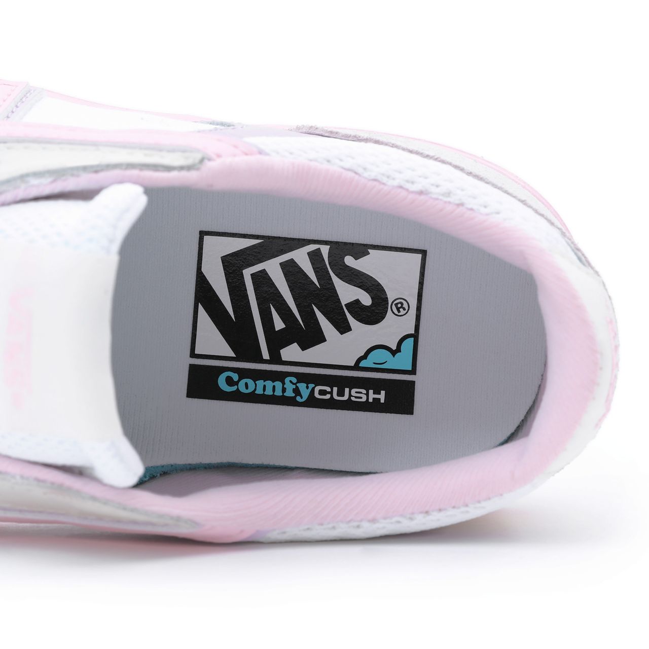 Vans Lowland Comfycush Pink Classic Mens Womens - true white/pink VN0A4TZY134 Shoes