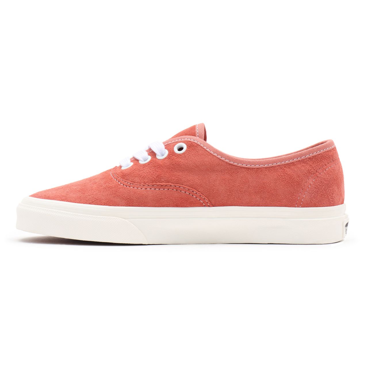 Vans Pig Suede Authentic Pink Classic Mens Womens - (Pig Suede) terra cotta/snow white VN0A5HZS9GA Shoes