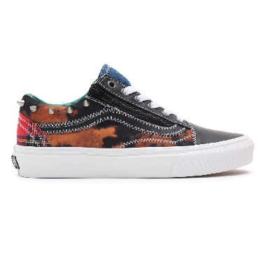 Vans Tartan Daze Old Skool Zip Multicolour Classic Mens Womens - (Tartan Daze) multi/acid dye VN0A34939GB Shoes