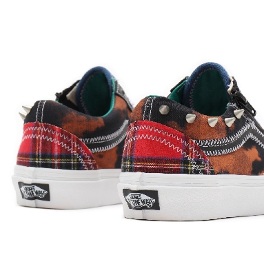 Vans Tartan Daze Old Skool Zip Multicolour Classic Mens Womens - (Tartan Daze) multi/acid dye VN0A34939GB Shoes