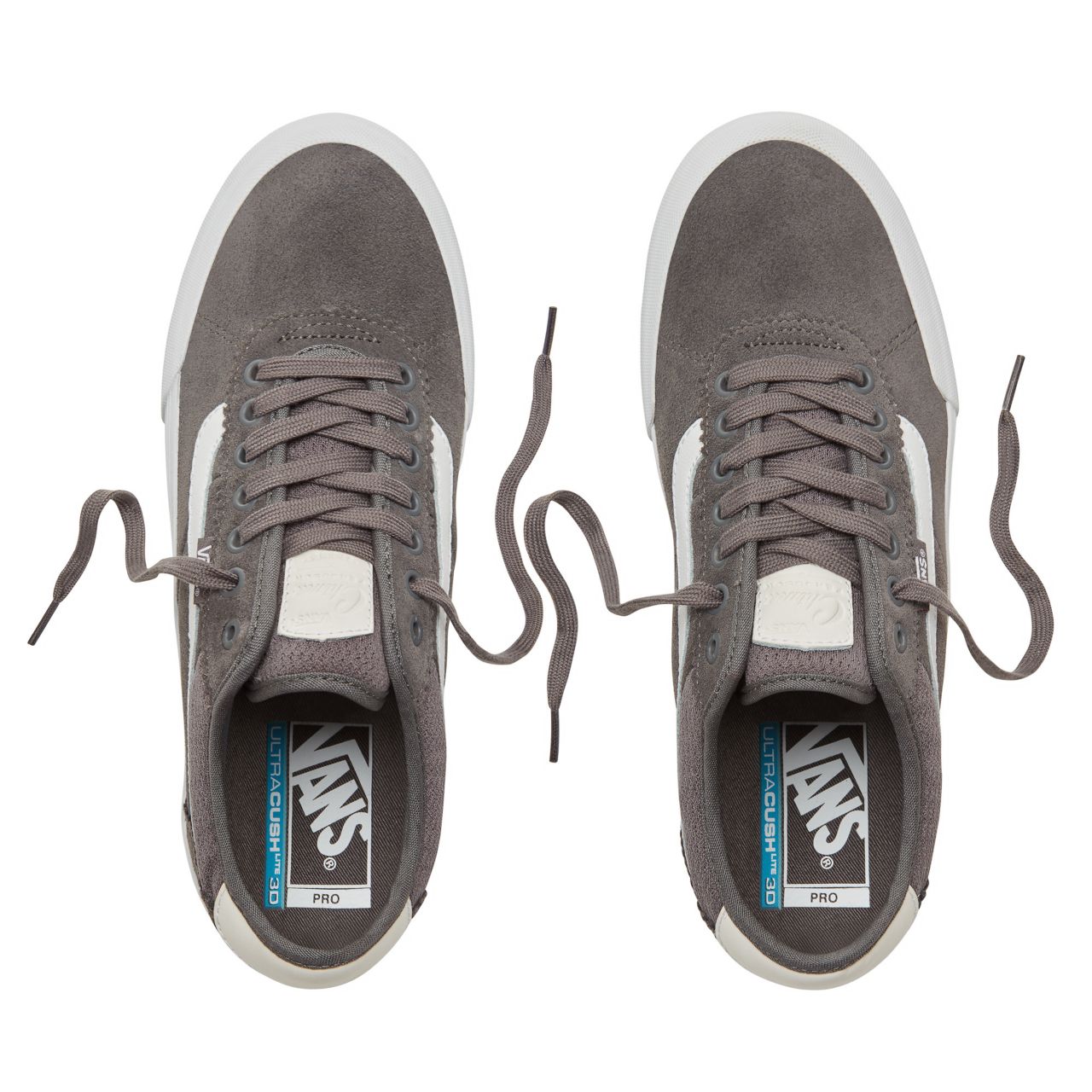 Vans Chima Pro 2 Classic Mens Womens - Pewter/True White VA3MTI195 Shoes