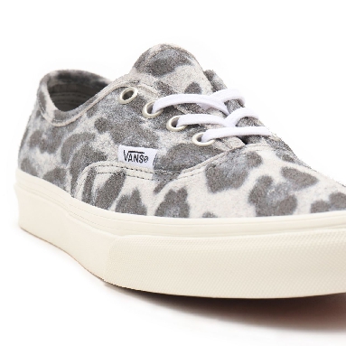 Vans Hairy Suede Authentic Grey Classic Mens Womens - (Hairy Suede) leopard/marshmallow VN0A5HZS9FS Shoes