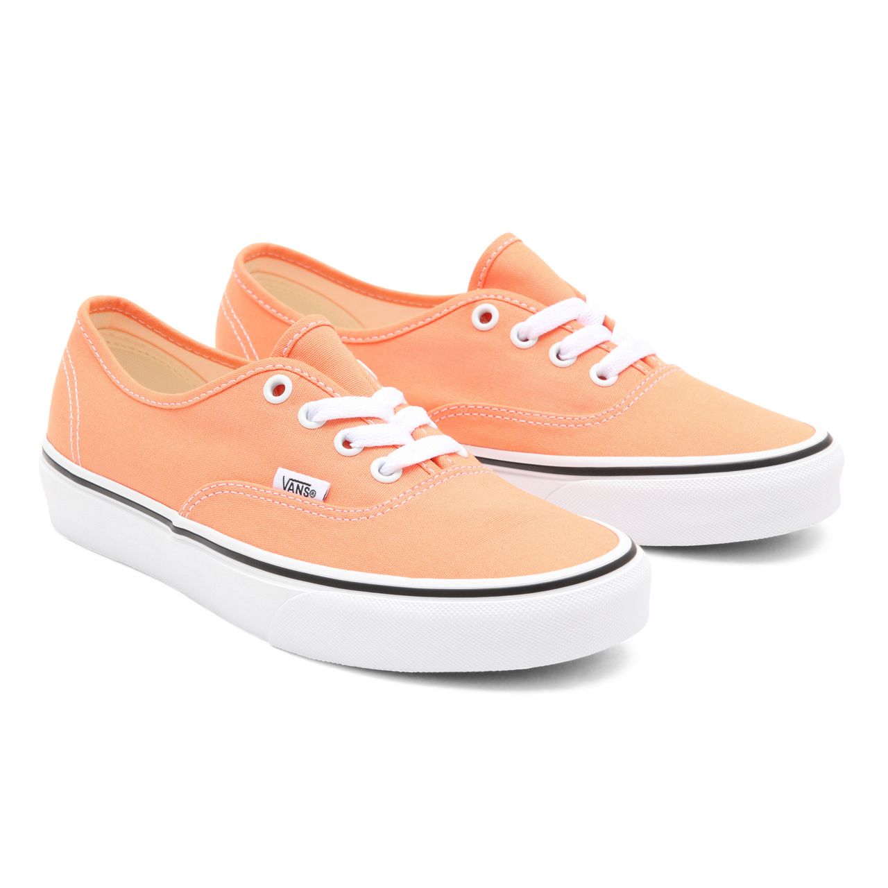 Vans Authentic Orange Classic Mens Womens - cadmium orange/true white VN0A5HZS9GC Shoes