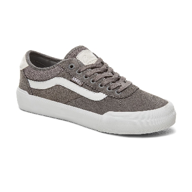 Vans Chima Pro 2 Classic Mens Womens - Pewter/True White VA3MTI195 Shoes