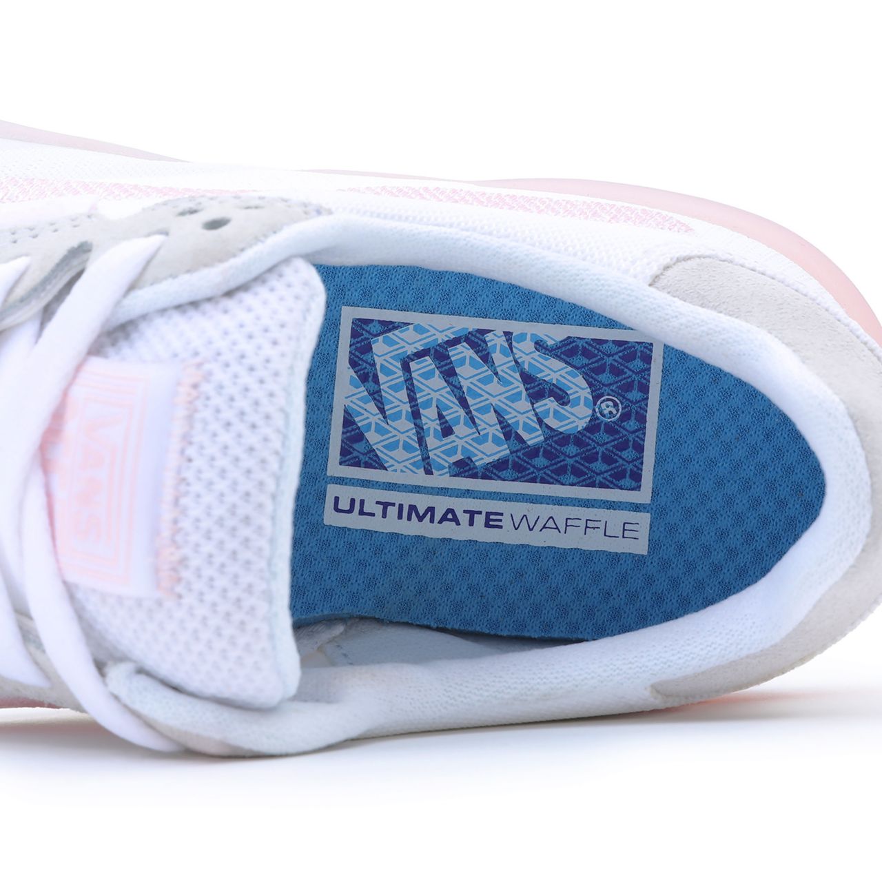 Vans Two-Tone EVDNT UltimateWaffle White Classic Mens Womens - (Two Tone) true white/barely pink VN0A5DY7649 Shoes