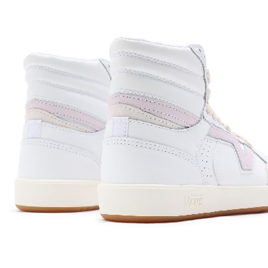 Vans Serio Collection Lowland Hi ComfyCush White Classic Mens Womens - (Serio Collection) true white/orchid ice VN0A5DY99QR Shoes