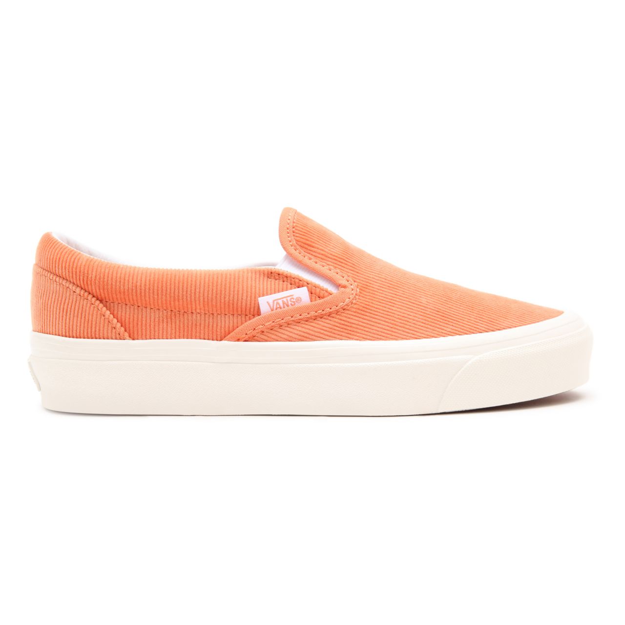 Vans Anaheim Factory Classic Slip-On 98 DX Orange Classic Mens Womens - (Anaheim Factory) cadmium orange/cloud dancer VN0A3JEX9IC Shoes