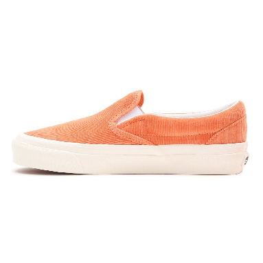 Vans Anaheim Factory Classic Slip-On 98 DX Orange Classic Mens Womens - (Anaheim Factory) cadmium orange/cloud dancer VN0A3JEX9IC Shoes