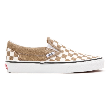 Vans Checkerboard Classic Slip-On Brown Classic Mens Womens - (Checkerboard) bronze age/true white VN0A33TB9EY Shoes