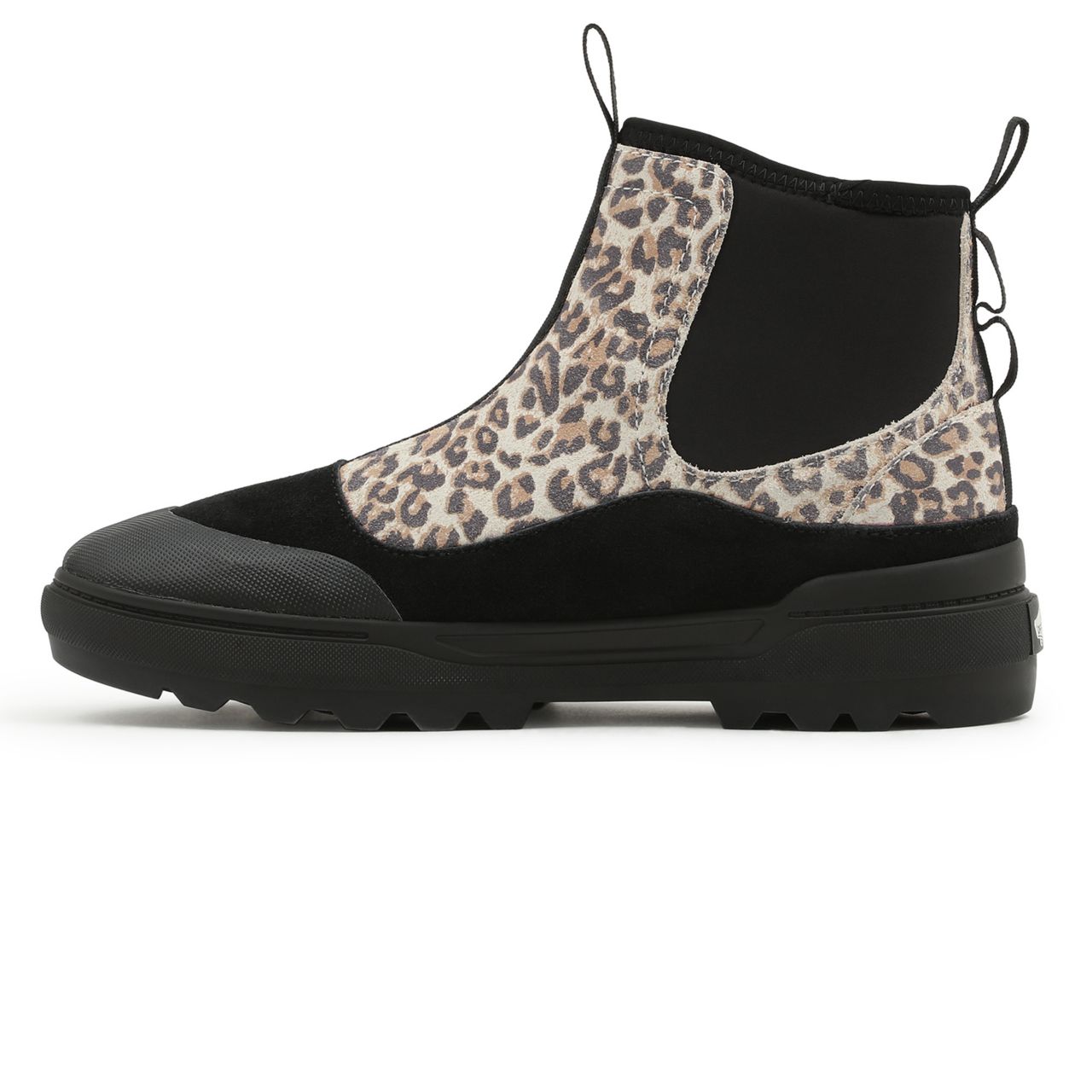 Vans Cheetah Colfax Boot Black Classic Womens - (Cheetah) Whitecap Gray/Black VN0A5HFA8SC Shoes