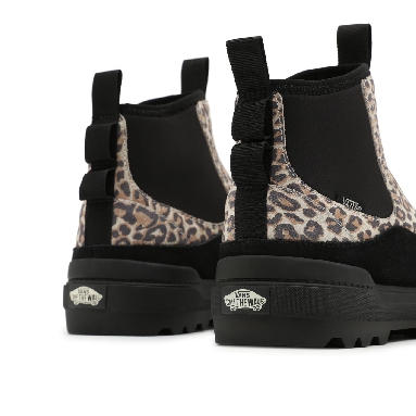 Vans Cheetah Colfax Boot Black Classic Womens - (Cheetah) Whitecap Gray/Black VN0A5HFA8SC Shoes