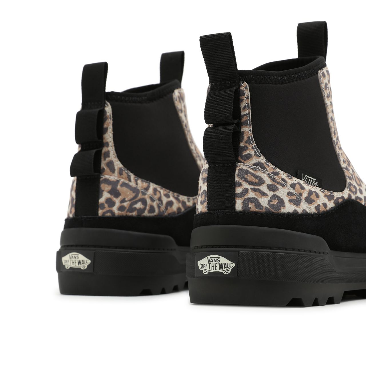 Vans Cheetah Colfax Boot Black Classic Womens - (Cheetah) Whitecap Gray/Black VN0A5HFA8SC Shoes