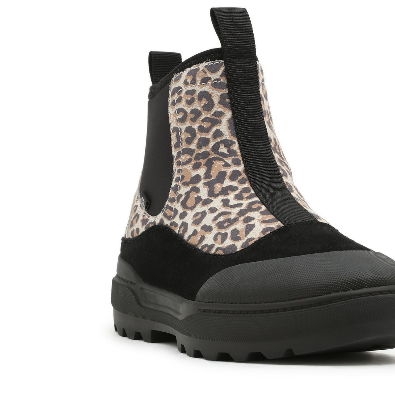 Vans Cheetah Colfax Boot Black Classic Womens - (Cheetah) Whitecap Gray/Black VN0A5HFA8SC Shoes