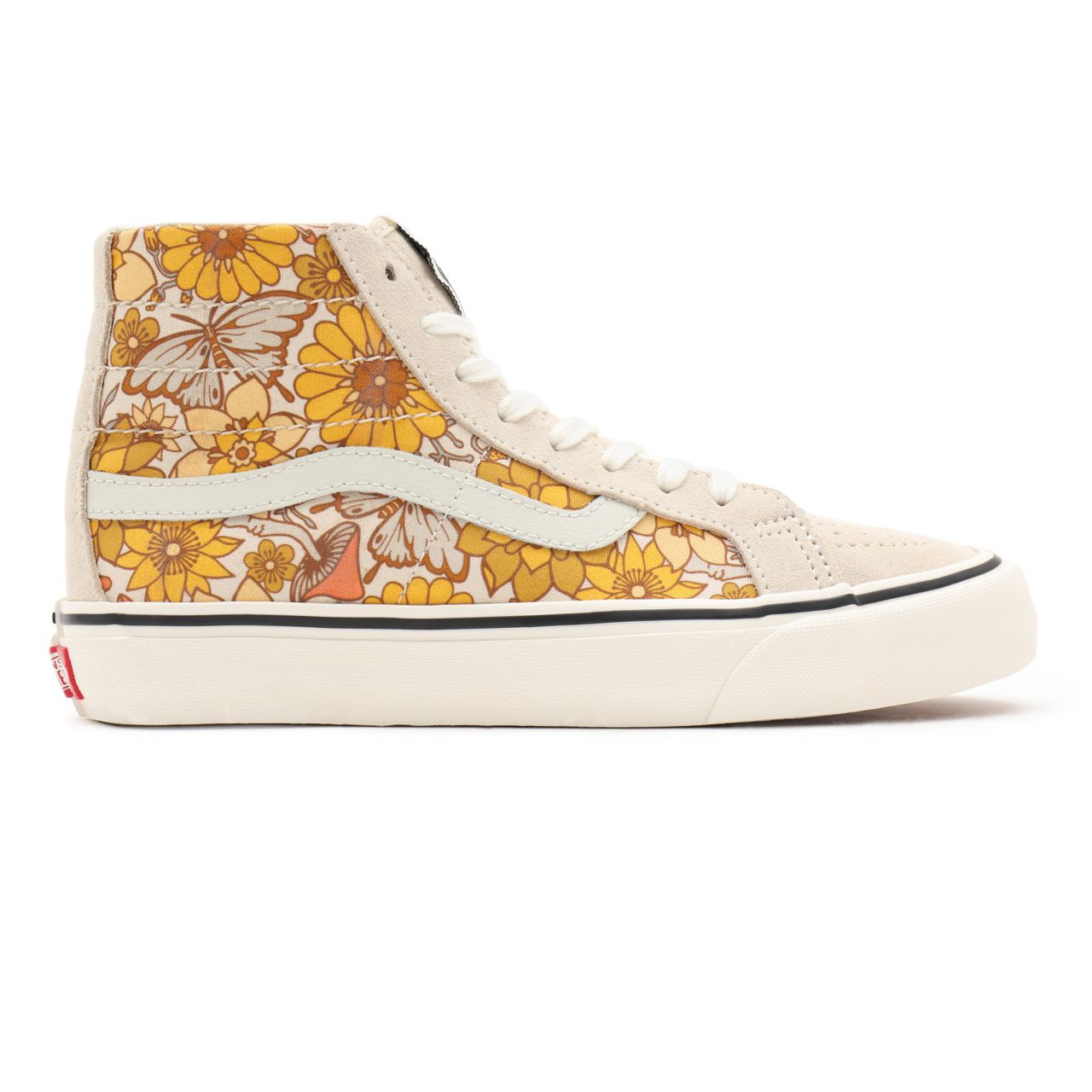 Vans Trippy Floral Sk8-Hi 38 Decon Sf Yellow Classic Womens - (Trippy Floral) sandshell/marshmallow VN0A4UWNA03 Shoes