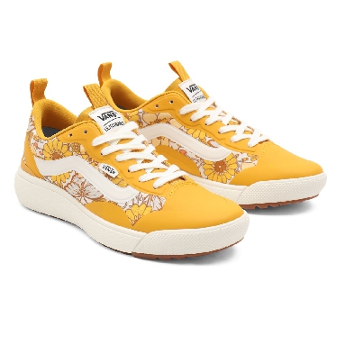 Vans Trippy Floral UltraRange Exo Yellow Classic Womens - (Trippy Floral) golden glow/marshmallow VN0A4U1KA23 Shoes