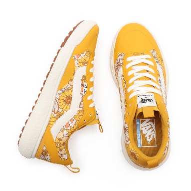 Vans Trippy Floral UltraRange Exo Yellow Classic Womens - (Trippy Floral) golden glow/marshmallow VN0A4U1KA23 Shoes