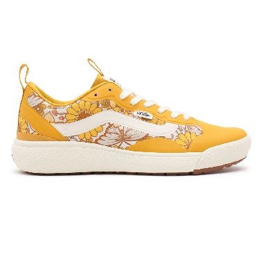 Vans Trippy Floral UltraRange Exo Yellow Classic Womens - (Trippy Floral) golden glow/marshmallow VN0A4U1KA23 Shoes