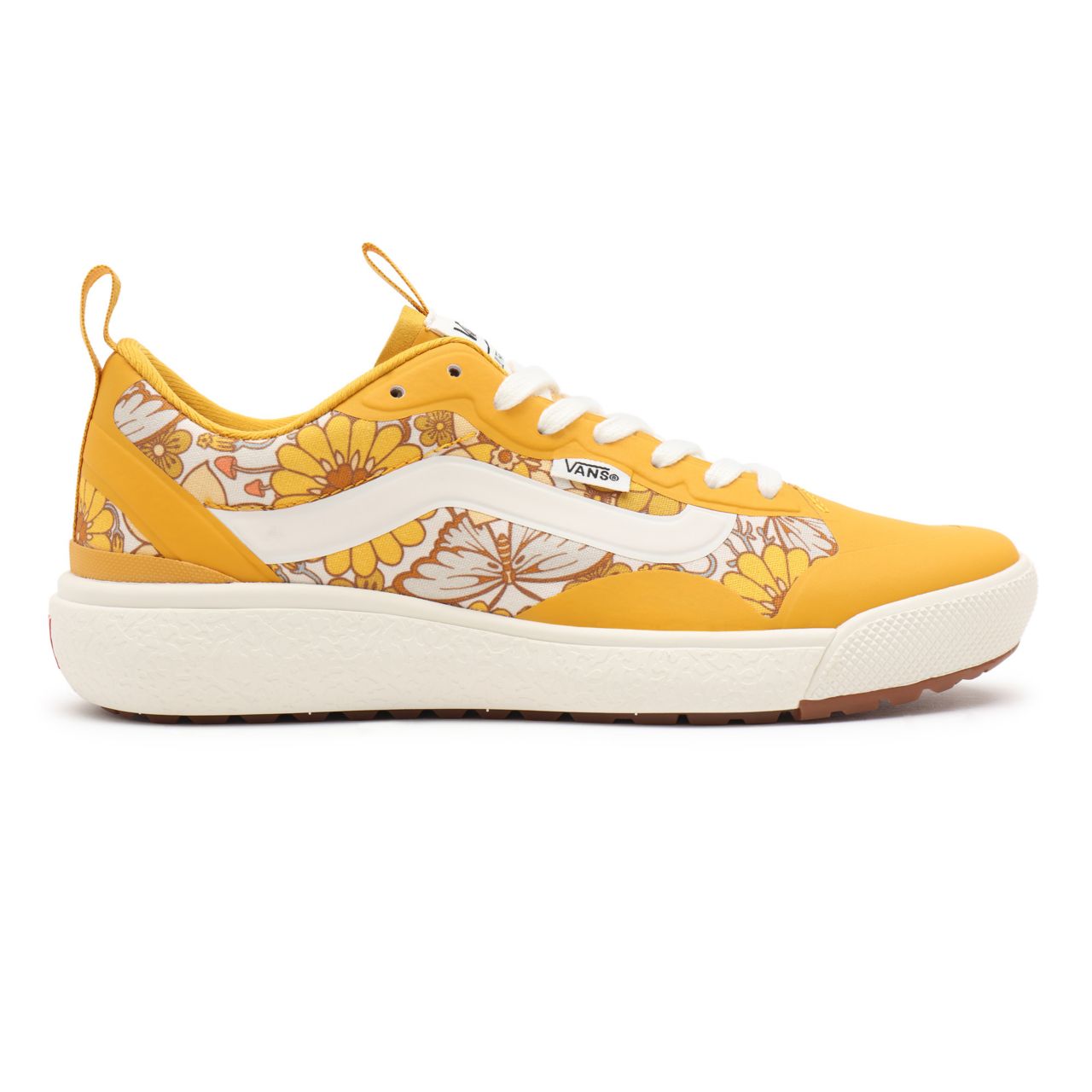 Vans Trippy Floral UltraRange Exo Yellow Classic Womens - (Trippy Floral) golden glow/marshmallow VN0A4U1KA23 Shoes