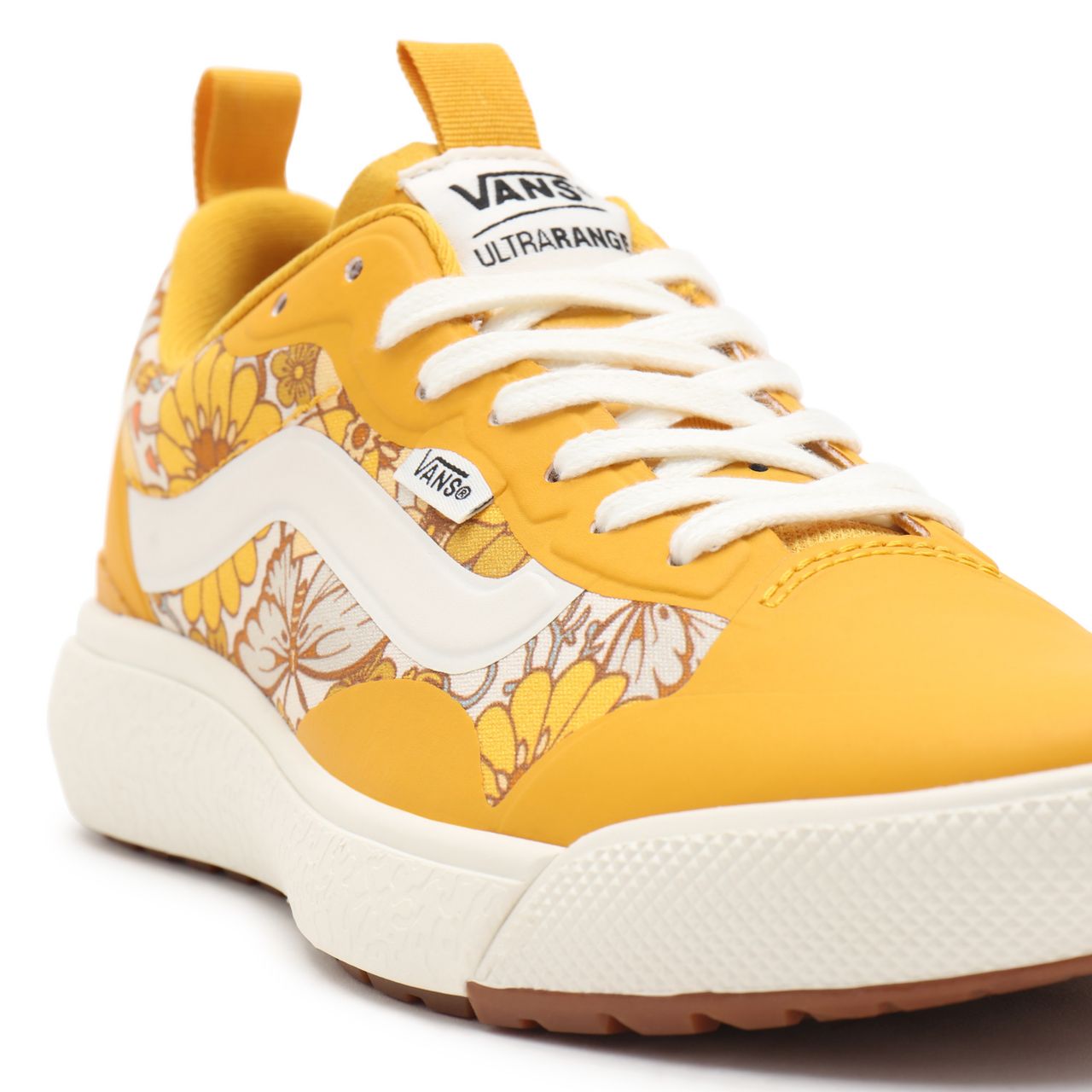 Vans Trippy Floral UltraRange Exo Yellow Classic Womens - (Trippy Floral) golden glow/marshmallow VN0A4U1KA23 Shoes