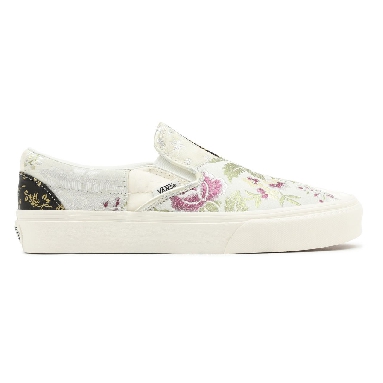 Vans Brocade Classic Slip-On Multicolour Classic Womens - (Brocade) Patchwork/True White VN0A5JMH8L8 Shoes