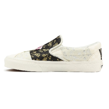 Vans Brocade Classic Slip-On Multicolour Classic Womens - (Brocade) Patchwork/True White VN0A5JMH8L8 Shoes