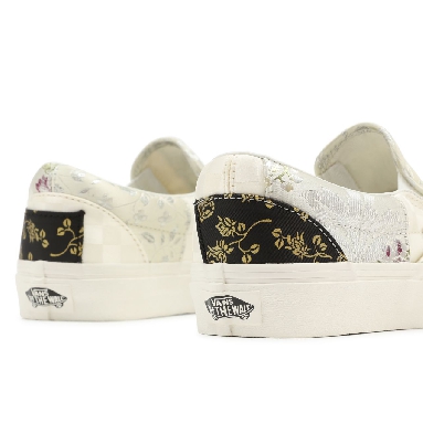 Vans Brocade Classic Slip-On Multicolour Classic Womens - (Brocade) Patchwork/True White VN0A5JMH8L8 Shoes