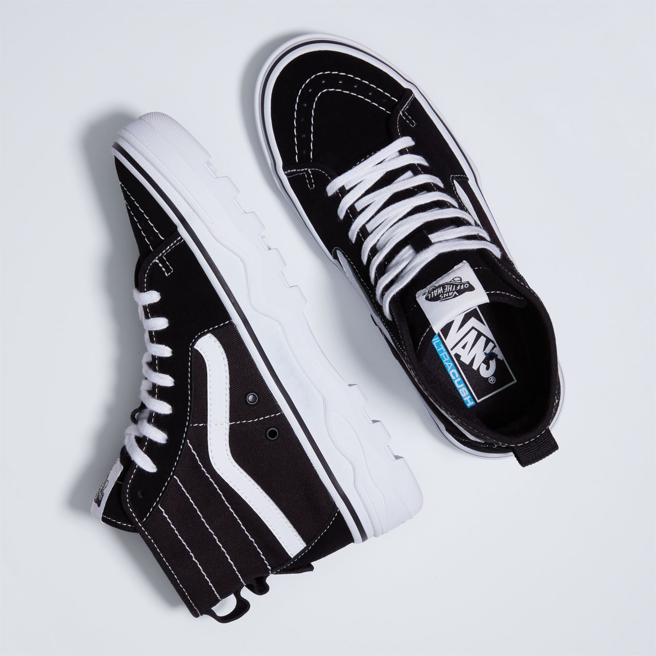 Vans Sentry Sk8-HI WC Black Classic Womens - Black/White VN0A5KY5BA2 Shoes