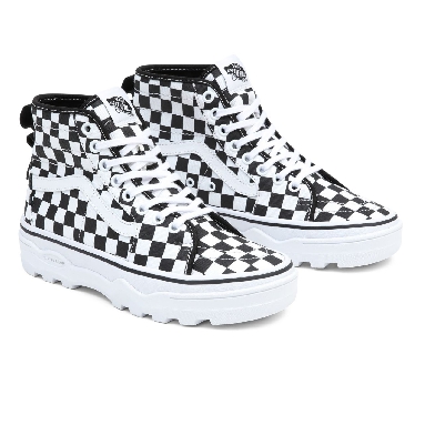 Vans Sentry Sk8-HI WC Black Classic Womens - Checkerboard VN0A5KY5705 Shoes