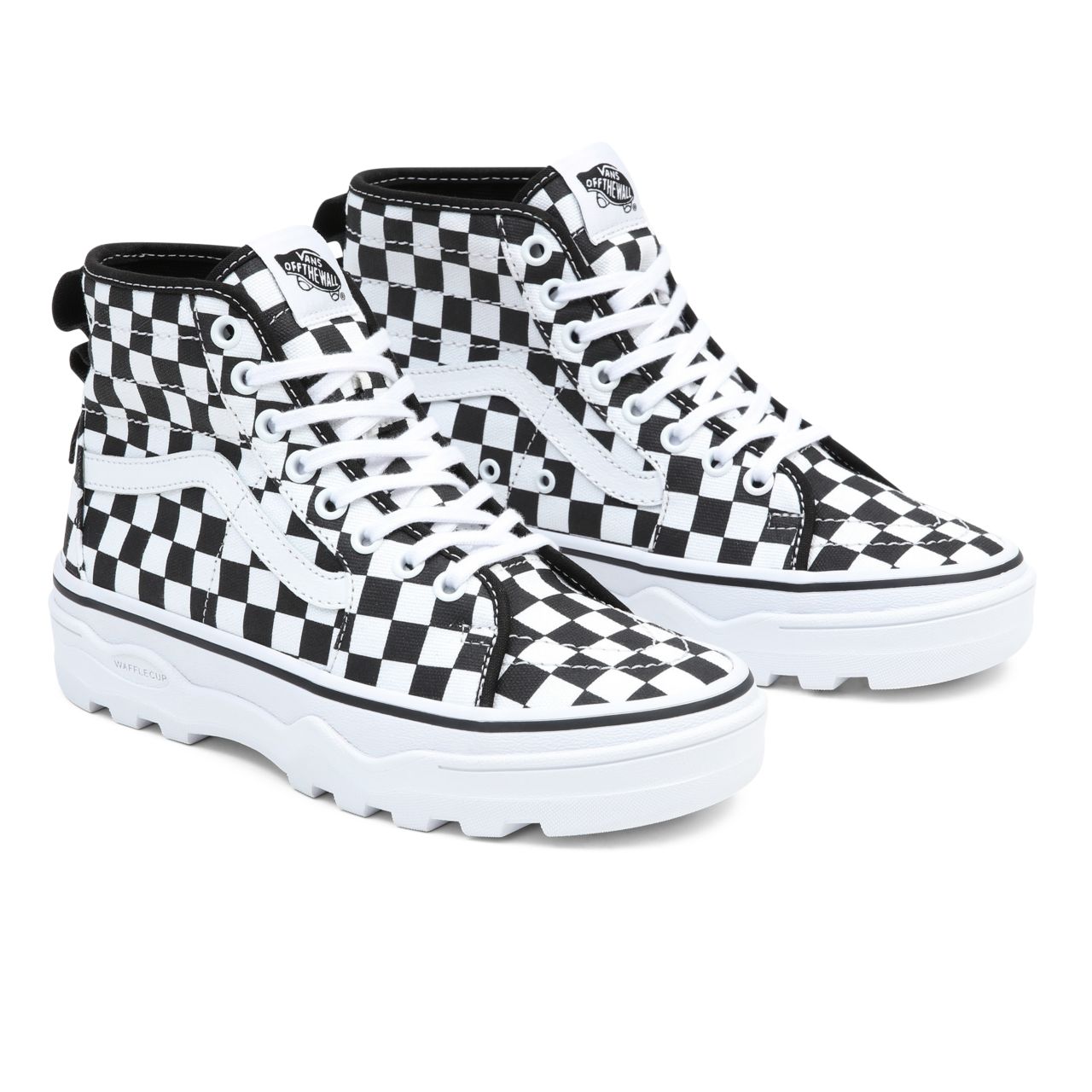 Vans Sentry Sk8-HI WC Black Classic Womens - Checkerboard VN0A5KY5705 Shoes