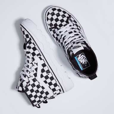 Vans Sentry Sk8-HI WC Black Classic Womens - Checkerboard VN0A5KY5705 Shoes