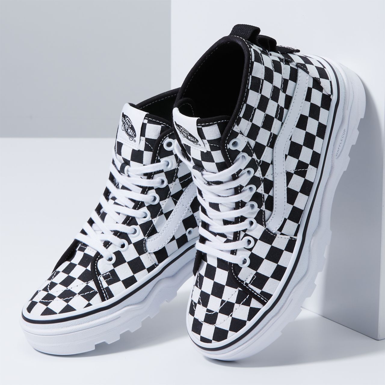 Vans Sentry Sk8-HI WC Black Classic Womens - Checkerboard VN0A5KY5705 Shoes