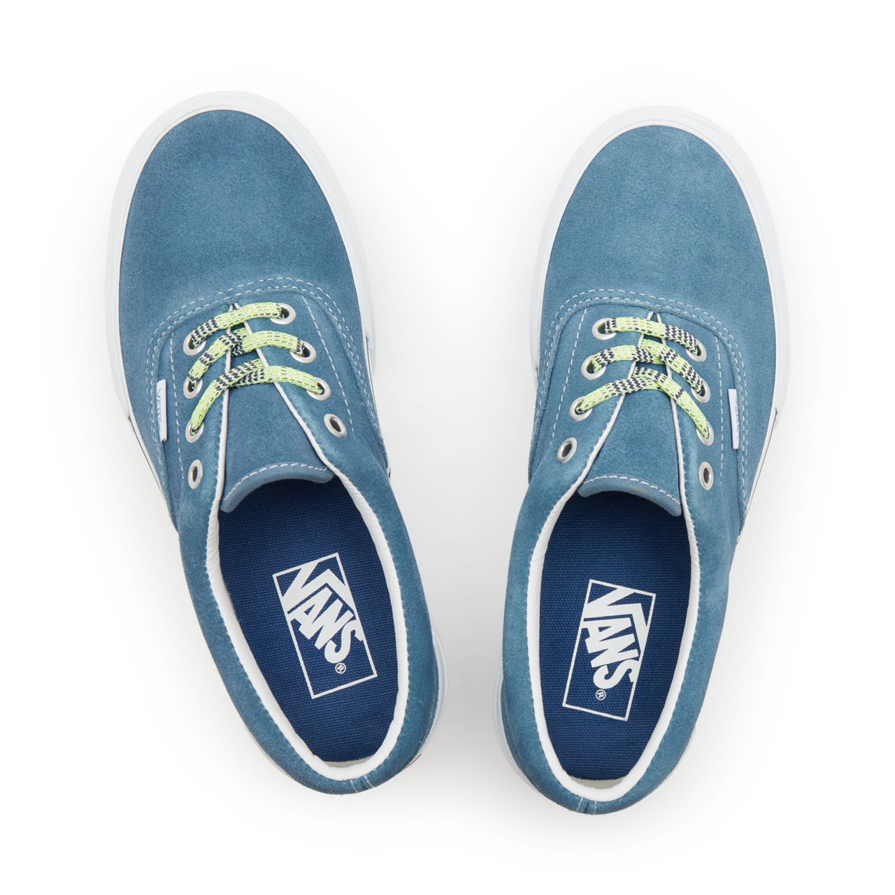 Vans Multi Lace Era Stacked Blue Classic Womens - (Multi Lace) cement blue/true white VN0A4BTO9MT Shoes